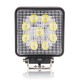 LED фара 6В-27W 45mm дальнє світло