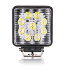 LED фара Leader 6В-27W 45mm дальний свет желтая