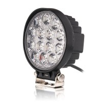 Светодиодная LED фара рабочая Leader 27 42W (14x3W) SPOT Yellow, 10-60V