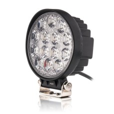Світлодіодна LED фара робоча Leader 27 42W (14x3W) SPOT Yellow, 10-60V