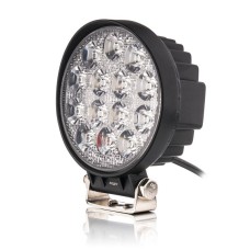 LED фара 27-42W 55mm дальнє світло жовта