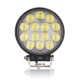 LED фара Leader 27-42W 55mm дальнє світло жовта