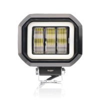 LED фара Leader V76-30W-S с ободком ближний свет