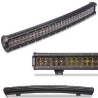 Светодиодная балка Leader D2 234W Black комбинированный свет изогнутая 910mm