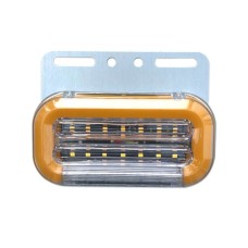 Габаритний ліхтар LED moving SIDE LAMP з підсвічуванням і поворотом 24V жовтий