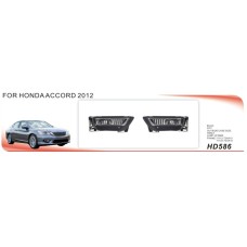  Фари додаткові Honda Accord 2012-15 H8-12V 35W проводка (к-т 2шт)