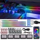 Подсветка салона авто Ambient light Rgb 18в1 Bluetooth лента 12V диодная авто подсветка