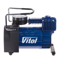 Компрессор ViTOL 150psi 15Amp 40л прикуриватель 