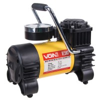 Компресор автомобільний VOIN 150psi 15A 40л прикур. перехідник на клеми