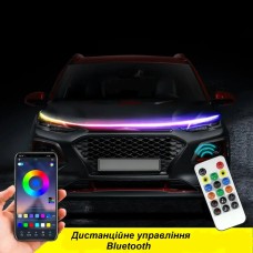 Підсвічування RGB кришки капота Leader 180см багатофункціональна гнучка стрічка 12-24V