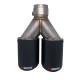 Насадка на глушник Akrapovic 54-89 Y (JB) Carbon