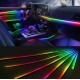 Підсвічування салону авто Ambient light Rgb 6в1 Bluetooth стрічка 12V діодна авто підсвічування