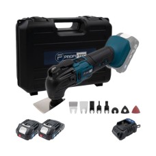 Акумуляторний мультитул (реноватор) PROFI-TEC PCM420BL POWERLine (2×PT2020MP (2.0 Аг), зарядний пристрій)