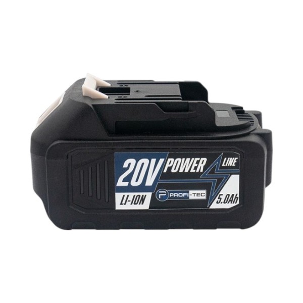 Акумуляторна батарея PROFI-TEC PT2040EP POWERLine (20 В / 4.0 Аг, високострумова, з індикатором)
