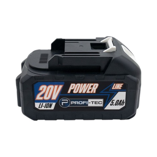 Аккумуляторная батарея PROFI-TEC PT2050DG POWERLine (20 В / 5.0 Ач, высокоточная, с индикатором)