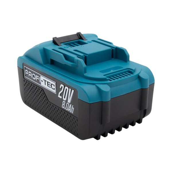 Акумуляторна батарея PROFI-TEC PT2080EP POWERLine (20 В / 8.0 Аг, високострумова, з індикатором)