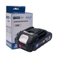Акумуляторна батарея PROFI-TEC PT2520MP POWERLine (20 В / 2.5 Аг, високострумова, з індикатором)