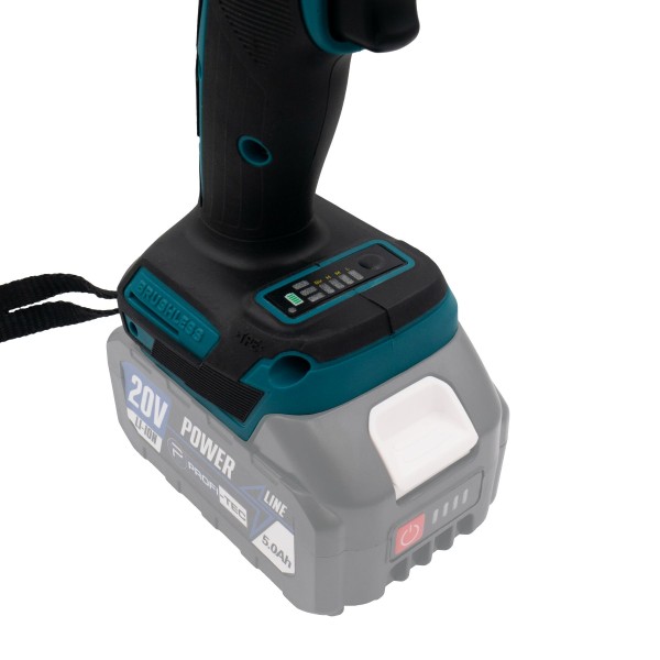 Акумуляторний дриль-шуруповерт PROFI-TEC DHP485BL POWERLine , без акумулятора та зарядного пристрою (005967)