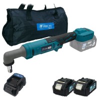 Аккумуляторный угловой гайковерт PROFI-TEC PWR1620BL POWERLine, 2×PT2040EP (4.0 Ач), зарядное устройство (006582)