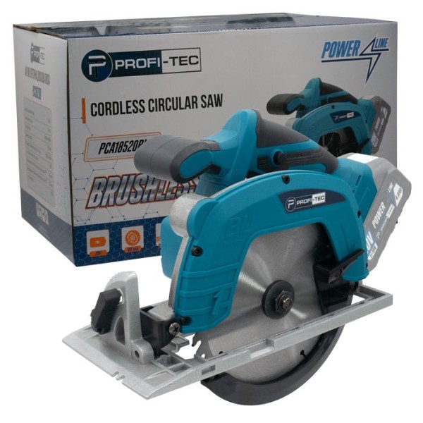 Аккумуляторная дисковая пила PROFI-TEC PCA18520BL POWERLine, без аккумулятора и зарядного устройства (006289) 