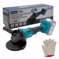 Аккумуляторная угловая шлифмашина PROFI-TEC PGA202 POWERLine, без аккумулятора и зарядного устройства (006993)