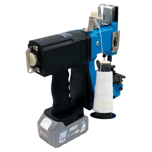 Аккумуляторная машина для сшивания мешков PROFI-TEC BSM1720V POWERLine, 2×PT2050DG (5.0 Ач), зарядное устройство (007204)