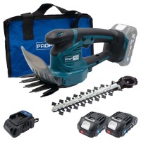 Аккумуляторные ножницы-кусторез PROFI-TEC PHT1110 POWERLine , 2×PT2020MP (2.0 Aг), зарядное устройство (006567)