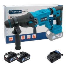 Акумуляторний перфоратор PROFI-TEC PBH201BL POWERLine , 2×PT2040МP (4.0 Аг), зарядний пристрій (006961)