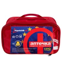 Автомобильная аптечка "Евростандарт" в мягком футляре (02-024-М)