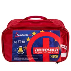 Автомобильная аптечка "Евростандарт" в мягком футляре (02-024-М)