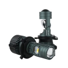LED лінзи H4 Aozoom 24V 15000Lm 6000K 60/80W з кулером (2 шт)