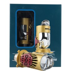 LED лінзи H4 EA Light X M01J 5500Lm 5000K CSP з кулером, 12-24V (2 шт)
