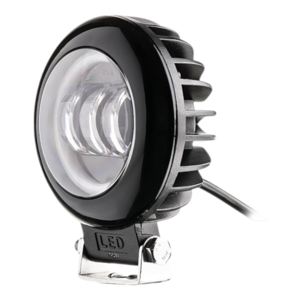 Фара рабочего света Leader + Red DRL 89BC FLOOD 3Ledx15W 10-60V/45W/6000K