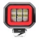 Фара рабочего света Leader + Red DRL V76 FLOOD 6Led x 5W (90 x 105 x 55) 10-30V/30W/6000K