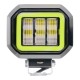 Фара рабочего света Leader + Yellow DRL V76 FLOOD 6Led x 5W (90 x 105 x 55) 10-30V/30W/6000K