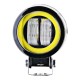 Фара рабочего света Leader + Yellow DRL Y20 FLOOD 2Led x 10 Вт (75x95x50) / 12-24 В / 20 Вт / 6000K