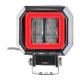 Фара рабочего света Leader F20 + Red DRL FLOOD 2Led x 10W (75 x 85 x 50) 12-24V/20W/6000K