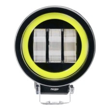 Фара светодиодная Leader + Yellow DRL V77 12-24V, 30W (6x5W), 2700Lm 1шт