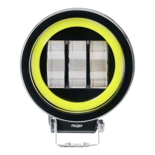 Фара светодиодная Leader + Yellow DRL V77 12-24V, 30W (6x5W), 2700Lm 1шт