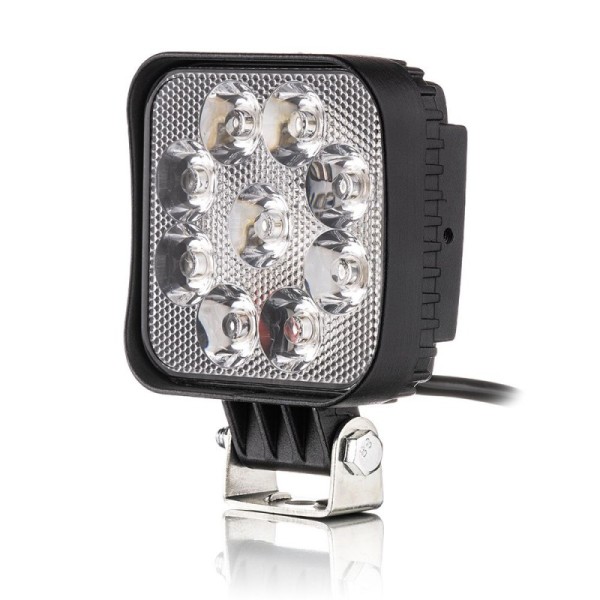 Фара світлодіодна Leader 87 12-24V, 27W (9x3W), 2800Lm, EPISTAR , FLOOD