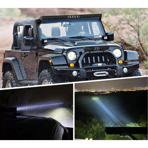 Светодиодная фара Light X FLAZER 130W COMBO, IP68, 6000K, 30 см