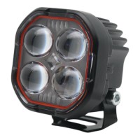 Светодиодная линза (фара) BB 1893 Leader 40W W/Y/R 12-24V
