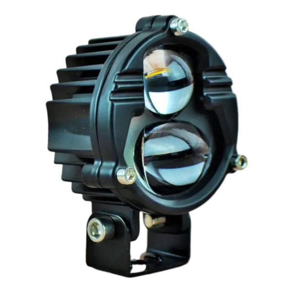 Светодиодная линзованая LED фара Leader P-71 40W (67х67х46) CREE W/Y 10-60V