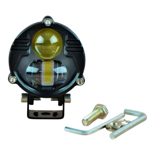 Светодиодная линзованая LED фара Leader P-71 40W (67х67х46) CREE W/Y 10-60V