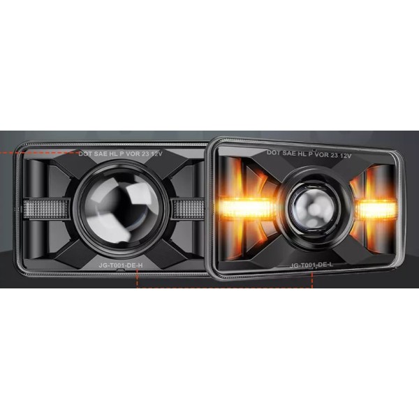 Светодиодные фары Light X Premium T001 COMBO, IP68, 6000K, 4 шт
