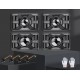 Светодиодные фары Light X Premium T001 COMBO, IP68, 6000K, 4 шт