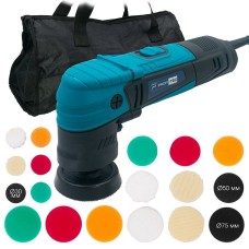 Роторна полірувальна машина PROFI-TEC PPM-607SR SET,  600 Вт, диски 30 / 50 / 75 мм (006066)