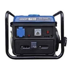 Бензиновий генератор PROFI-TEC PE-1200G (1200 Вт), двотактний одноциліндровий двигун (004983)