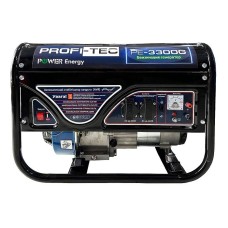 Бензиновий генератор PROFI-TEC PE-3300G, 3,3 кВт, ручний стартер, чотиритактний одноциліндровий (005161)