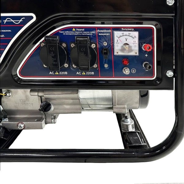 Бензиновый генератор PROFI-TEC PE-3300G, 3,3 кВт, ручной стартер, четырехтактный одноцилиндровый (005161)